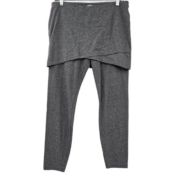 Cabi Skirted M'Leggings Skirted Leggings Heather Gray Women’s Size M Minimalist - Picture 2 of 10